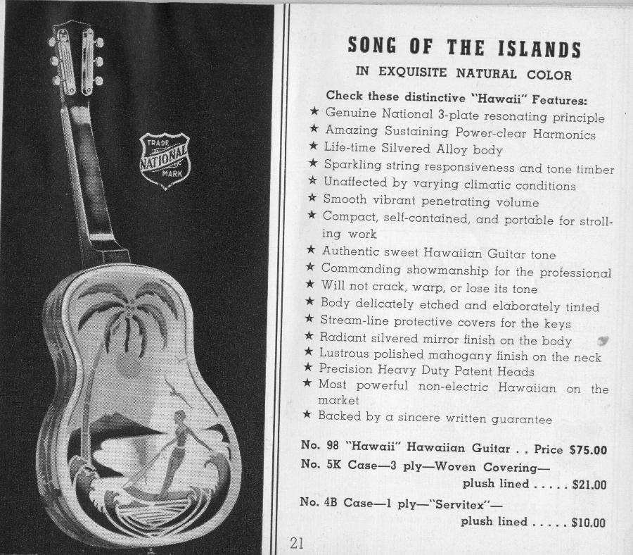 National 1940 catalogue Style 97