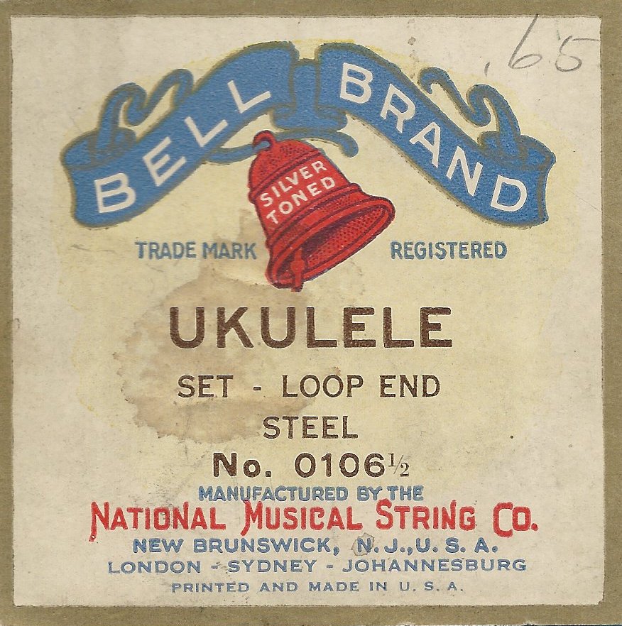 Bell Brand Steel Ukulele Strings with loop ends